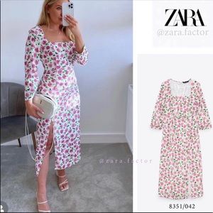 Zara Floral Print Dress